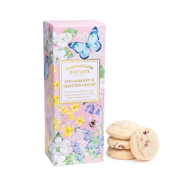 Farmhouse Biscuits Strawberry and Clotted Cream Carton