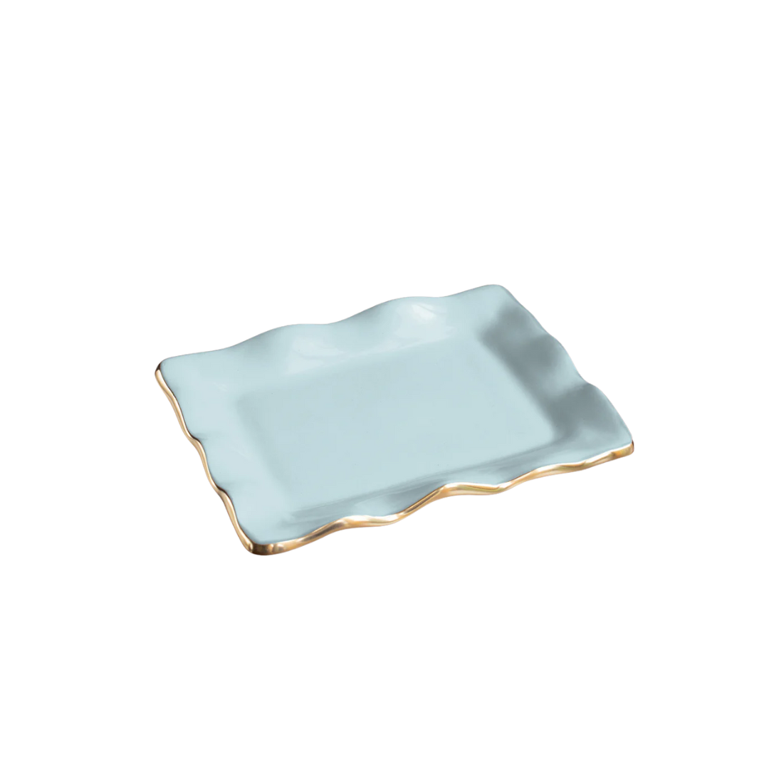 Beatriz Ball Encanto Vento Small Rectangular Tray - Sky Blue