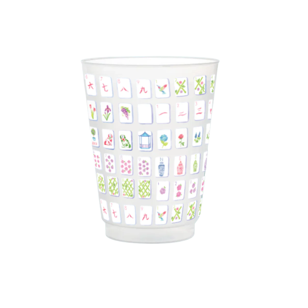 Mahjong Frosted Cups