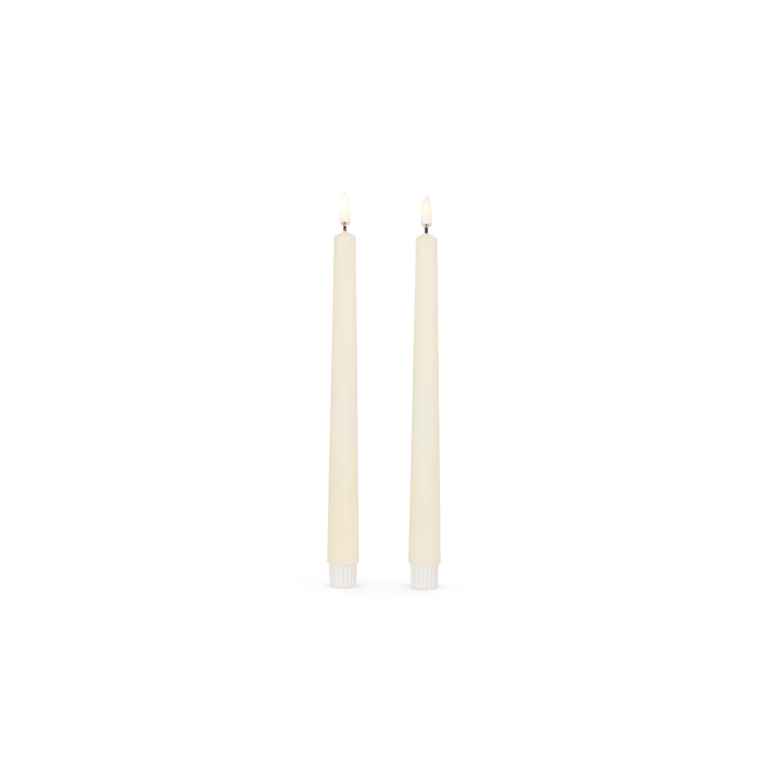 11" Ivory Taper Candles