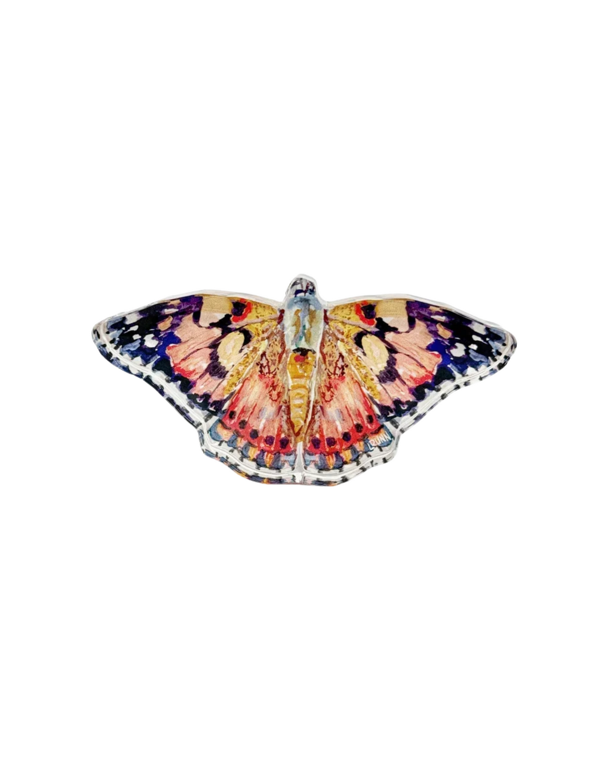Lauren Dunn Painted Lady Butterfly Acrylic