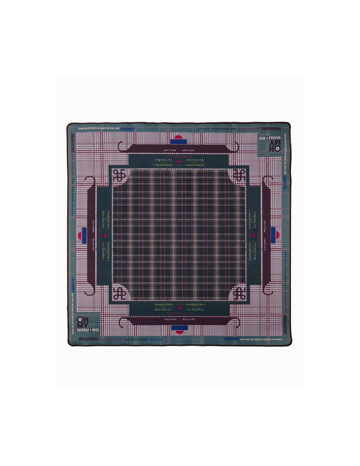 Oh My Mahjong Dapper Mat with Tube