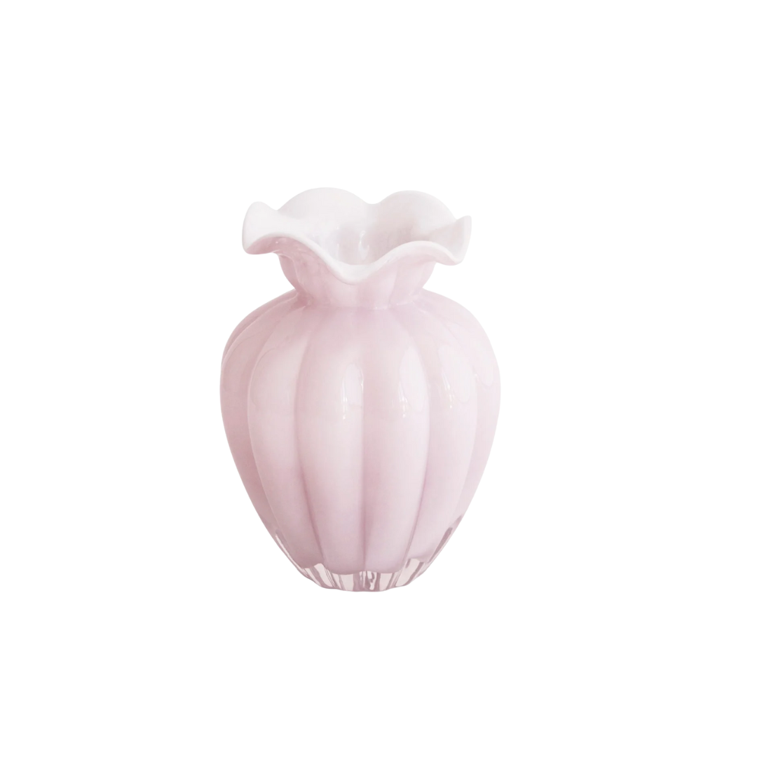 Beatriz Ball Glass Vento Large Vase- Cameilla