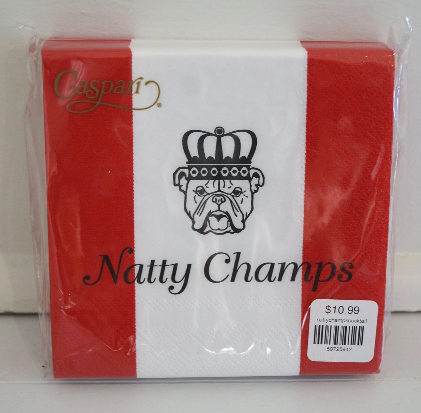 Caspari Natty Champs Cocktail Napkin