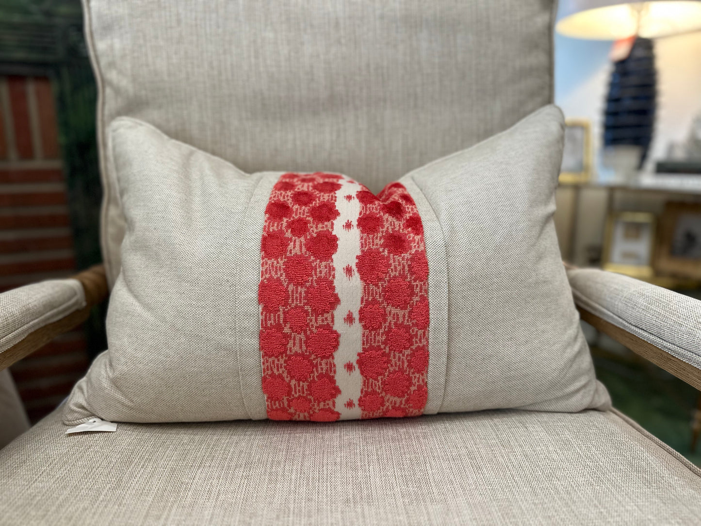 Coral Lumbar Pillow
