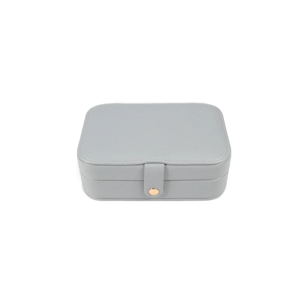 Leah Travel Jewelry Organizer (Light Gray)