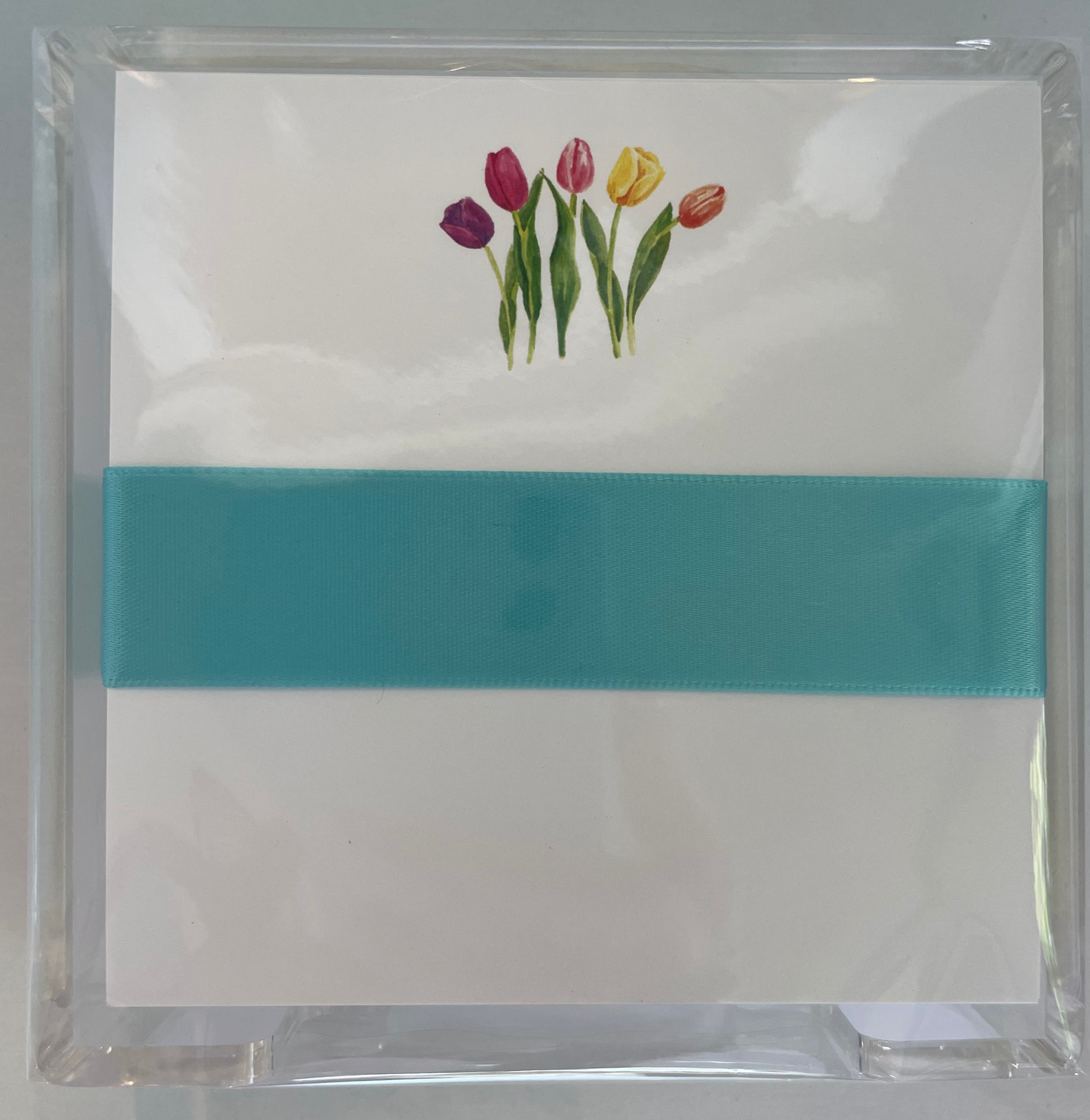 Tulips Square Desk Set