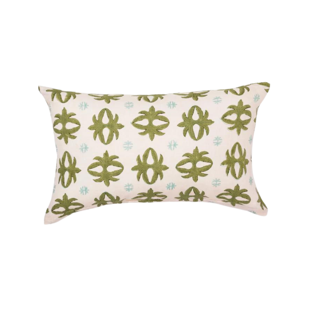 Maison Venu Prytania Verdant Pillow 13x21