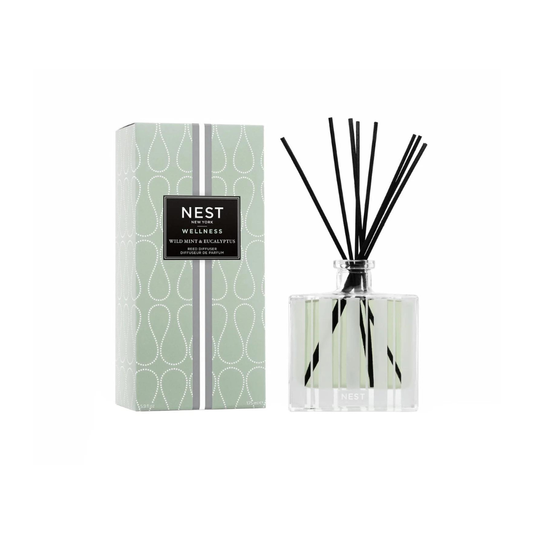 Nest Wellness Wild Mint & Eucalyptus Reed Diffuser