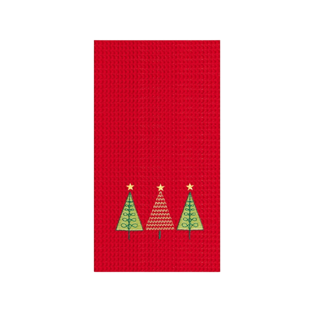 3 Trees Waffle Weave Kitchen Towel