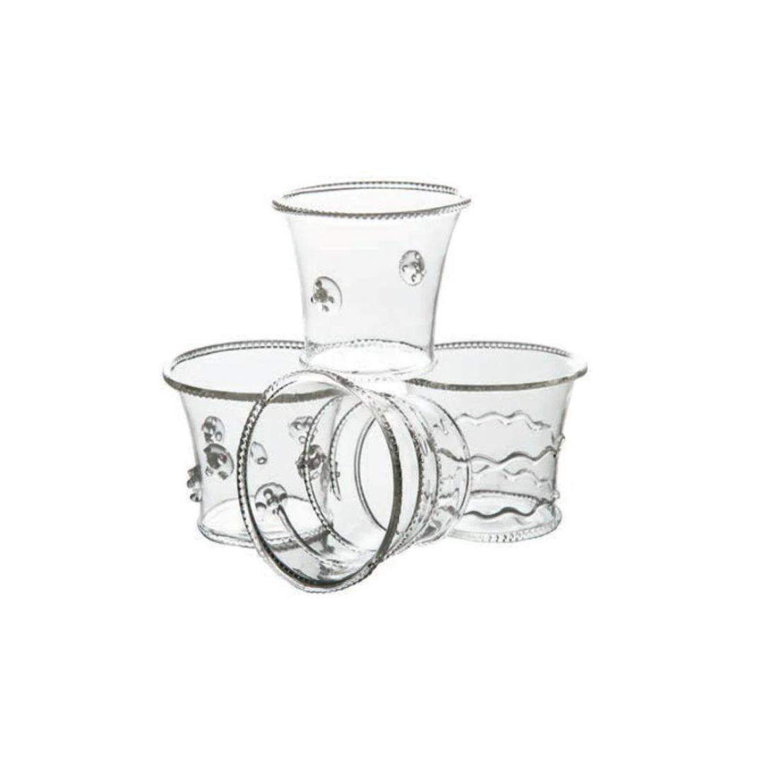 La Boheme Glass Votives, Set of 4