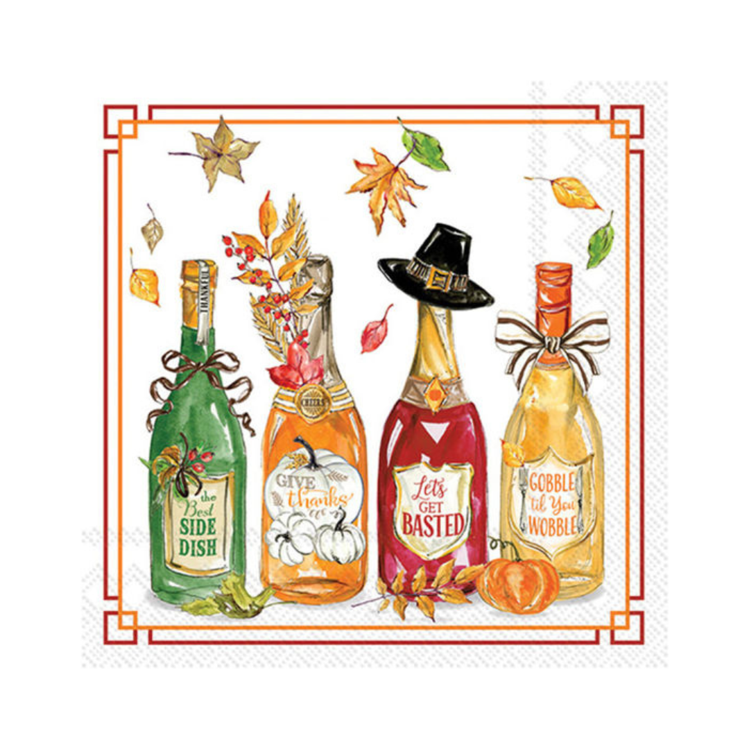 Fall Bottles Cocktail Napkins