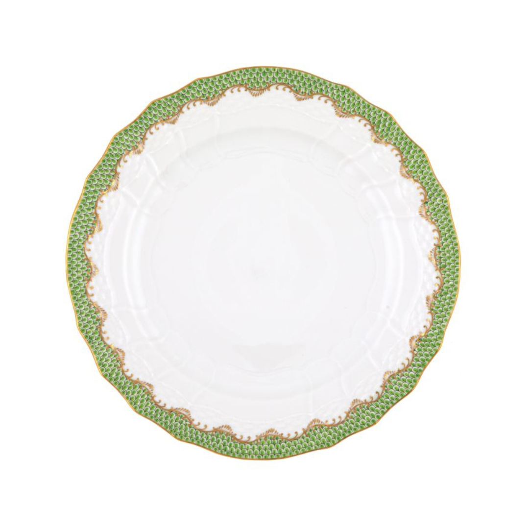 Herend Fish Scale Evergreen Service Plate