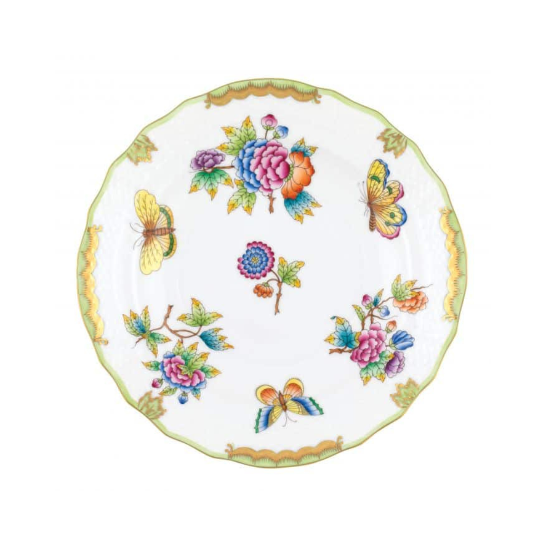 Queen Victoria Multicolor Salad Plate