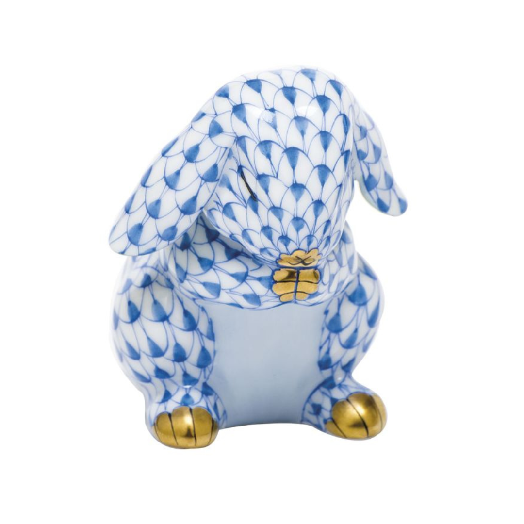 Praying Bunny - Blue