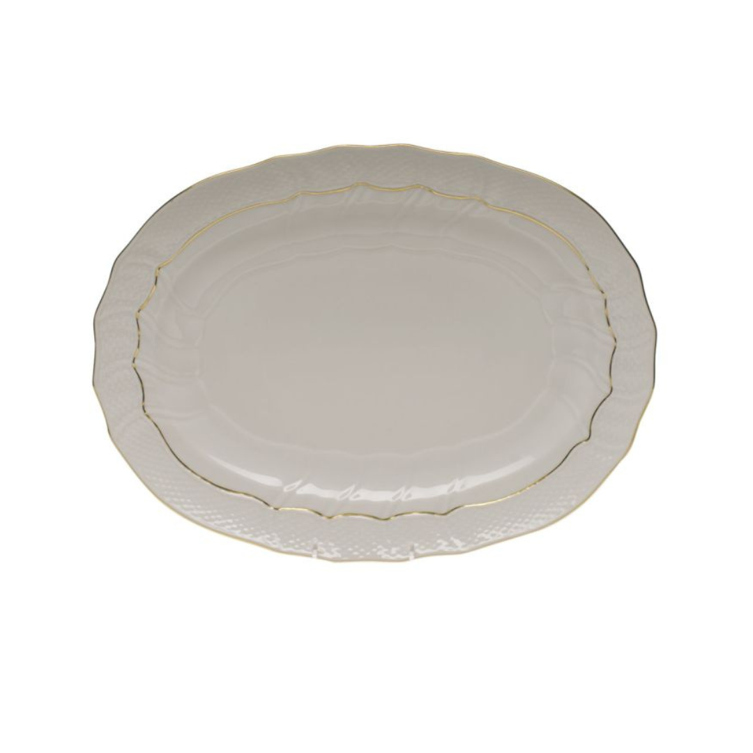 Golden Edge Platter 15"