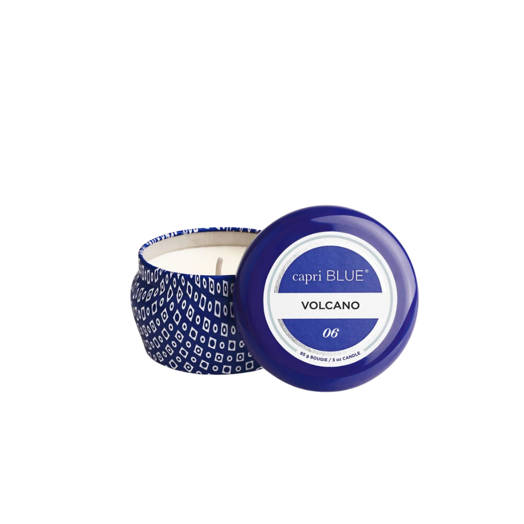 Capri Blue Volcano Blue Mini Tin, 3 oz