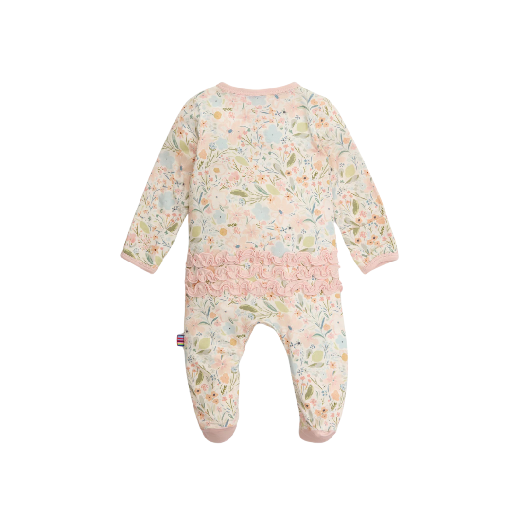 Charlotte Modal Footie with Ruffle