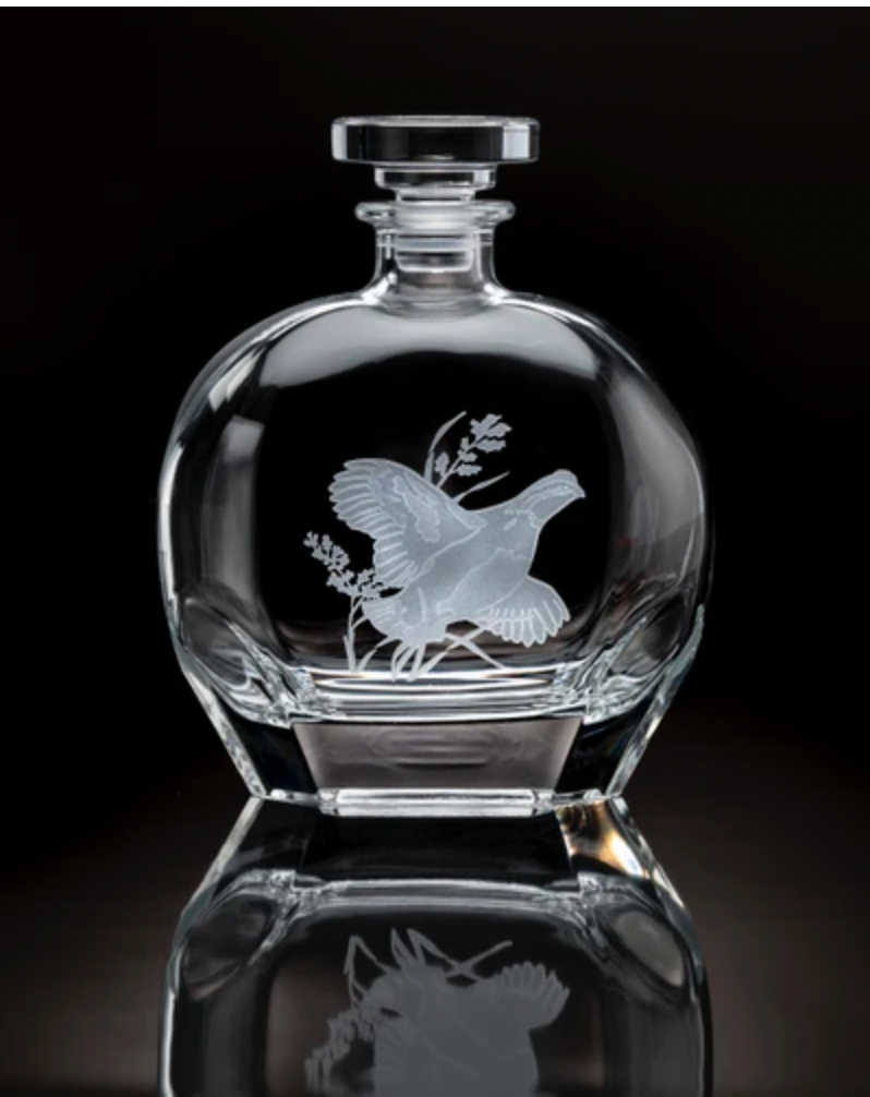 Quail Round Decanter