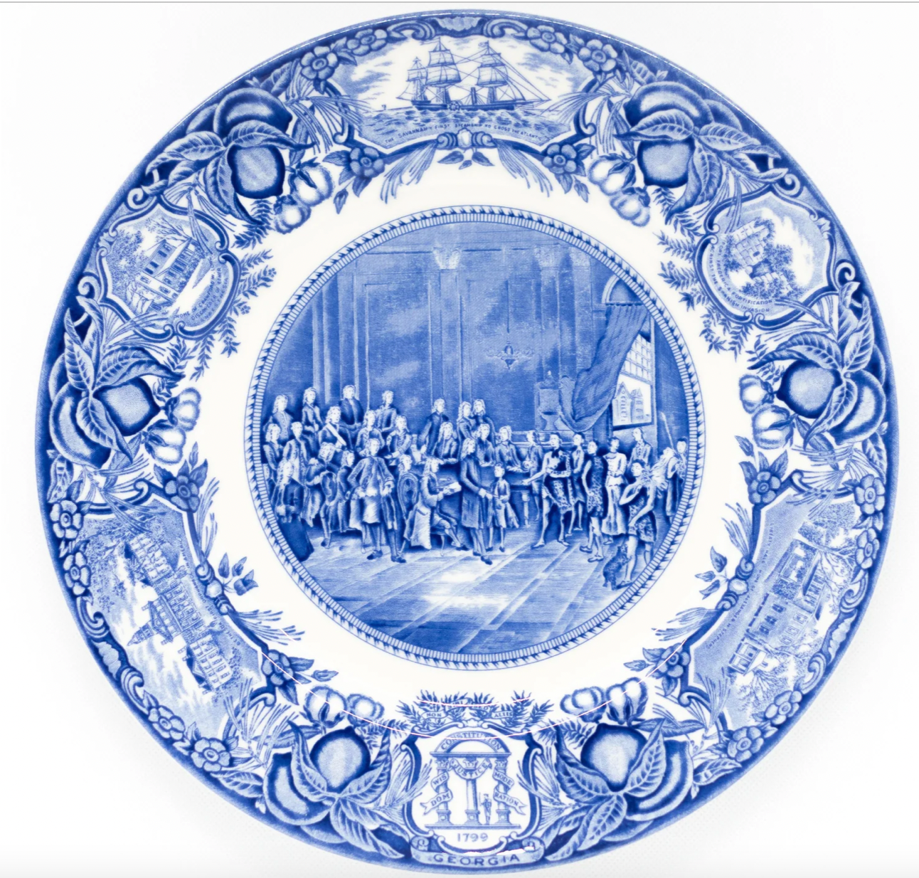 Tomochichi & Co- Blue GA Plate #2