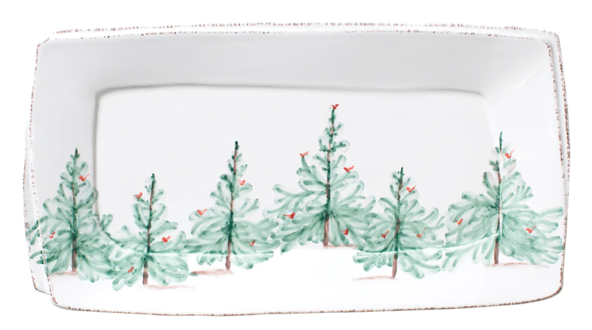 Melamine Lastra Holiday Rectangular Platter