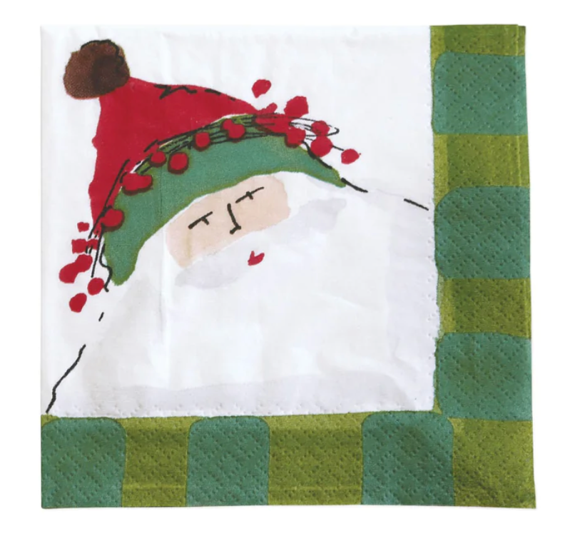 Vietri Old St. Nick Cocktail Napkins (Pack of 20)