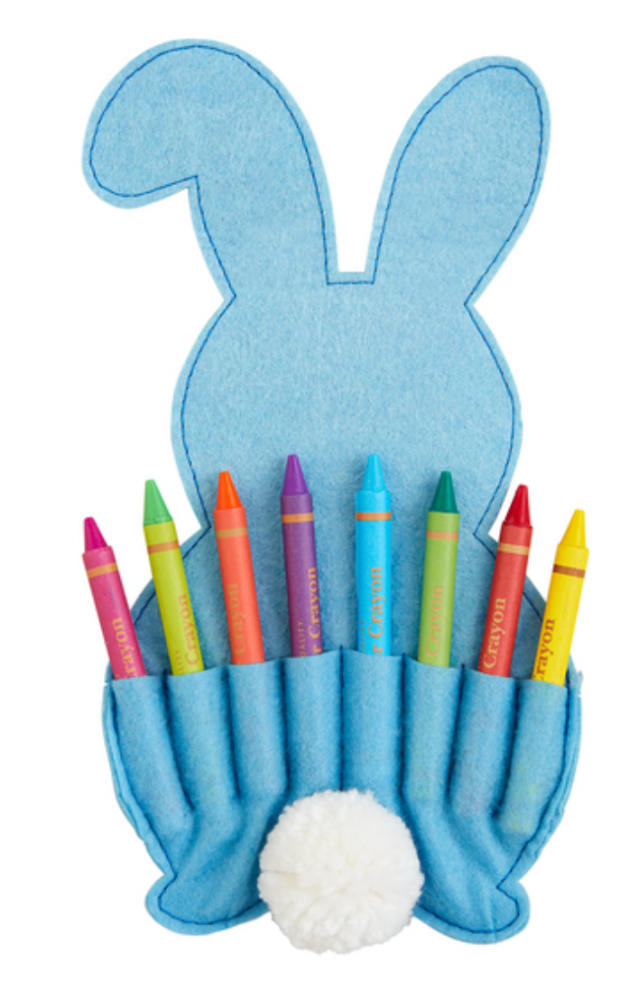 Blue Easter Crayon Holder