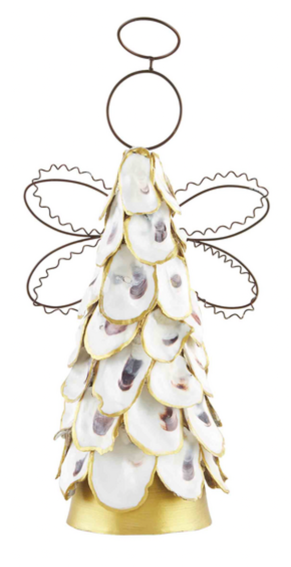 Lg Oyster Wire Angel Sitters
