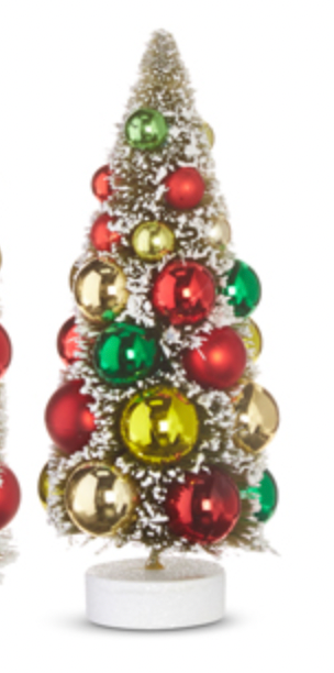 Small Bottle Brushed Tree