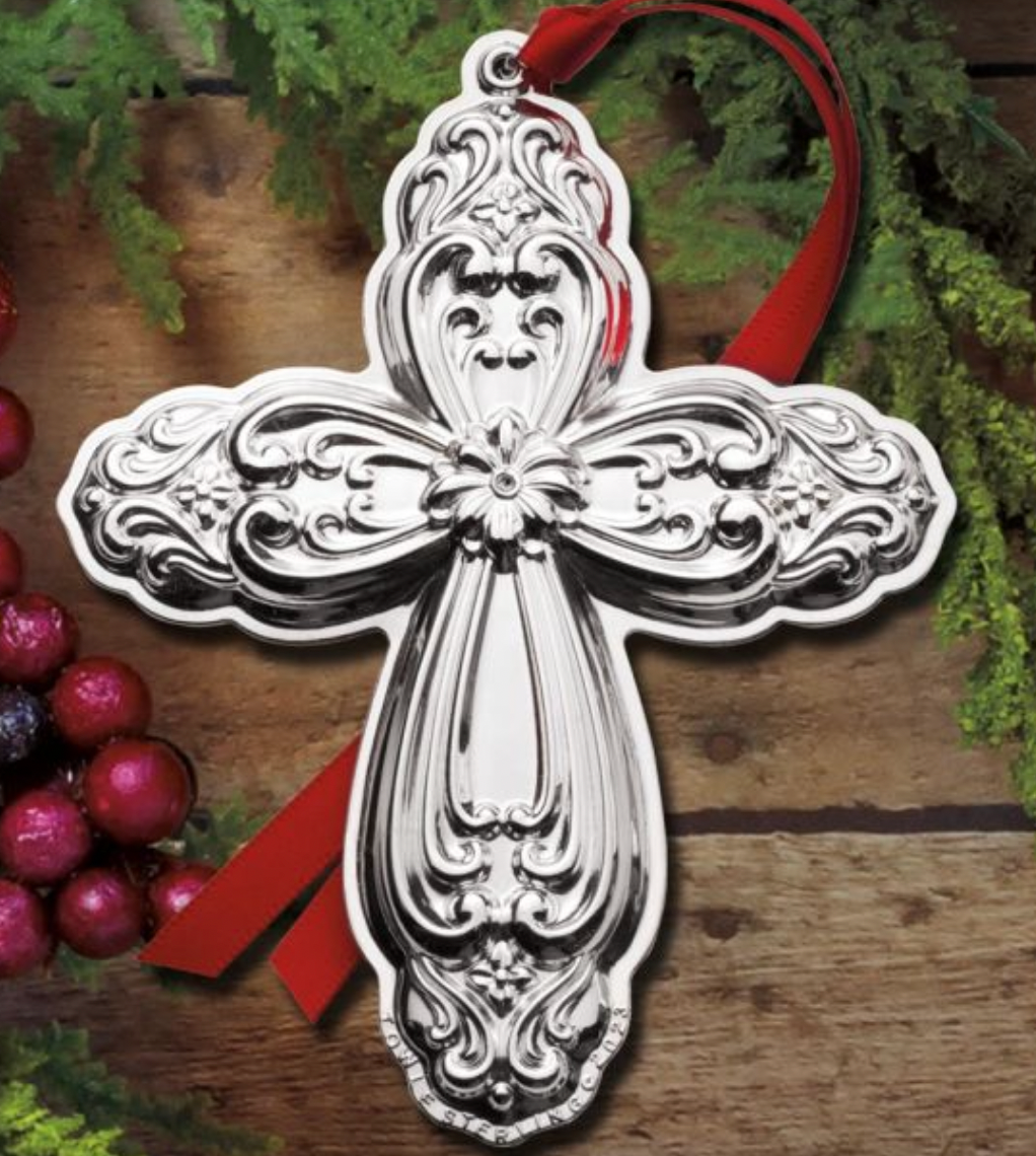 Towle Cross Ornament 31st Edition
