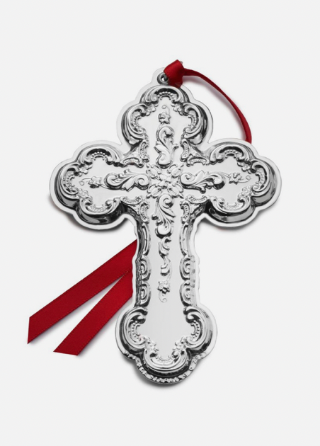 Wallace Grande Baroque Cross Ornament 28th Edition