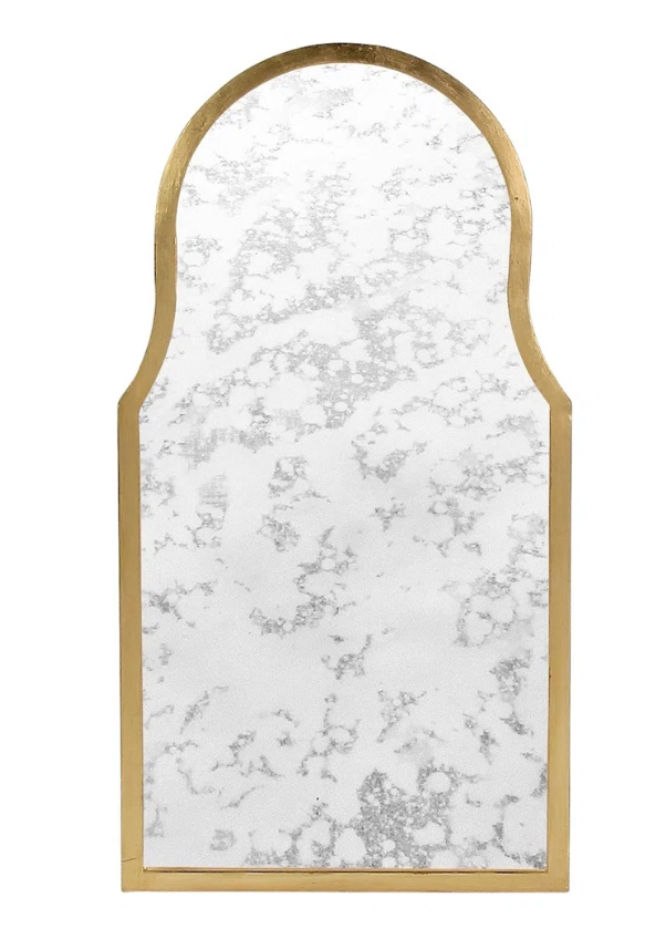 Kaitlyn Mirror in Gold Leaf