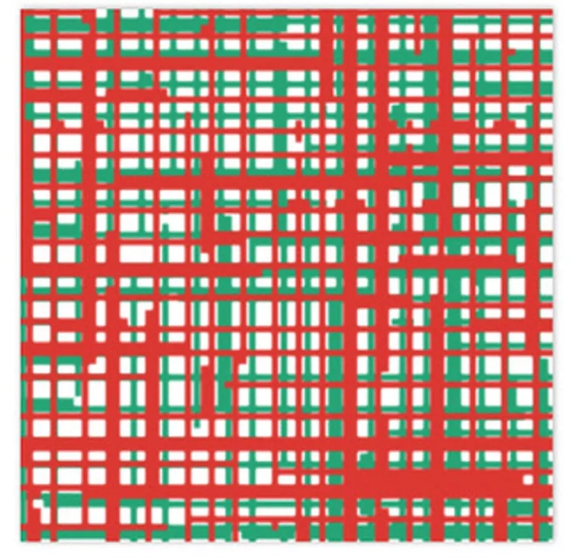Vietri Papersoft Napkins Plaid Green & Red Cocktail Napkins (Pack of 20)