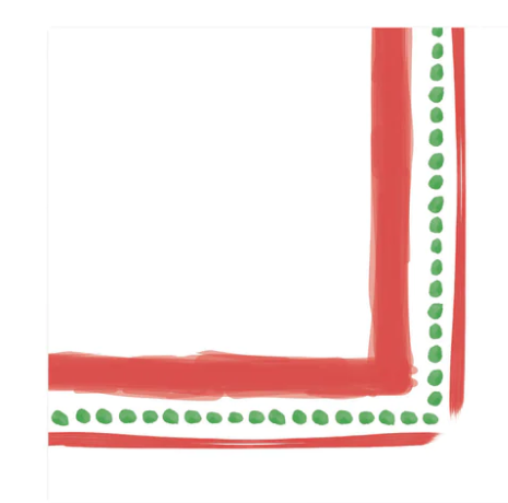 Vietri Papersoft Napkins Campagna Holiday Cocktail Napkins (Pack of 20)