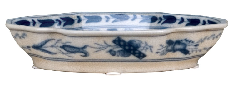 Porcelain Dish Blue and White
