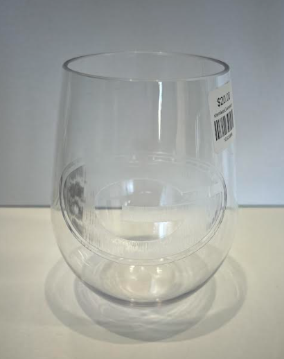 Stemless "G" Acrylic Wine Glass