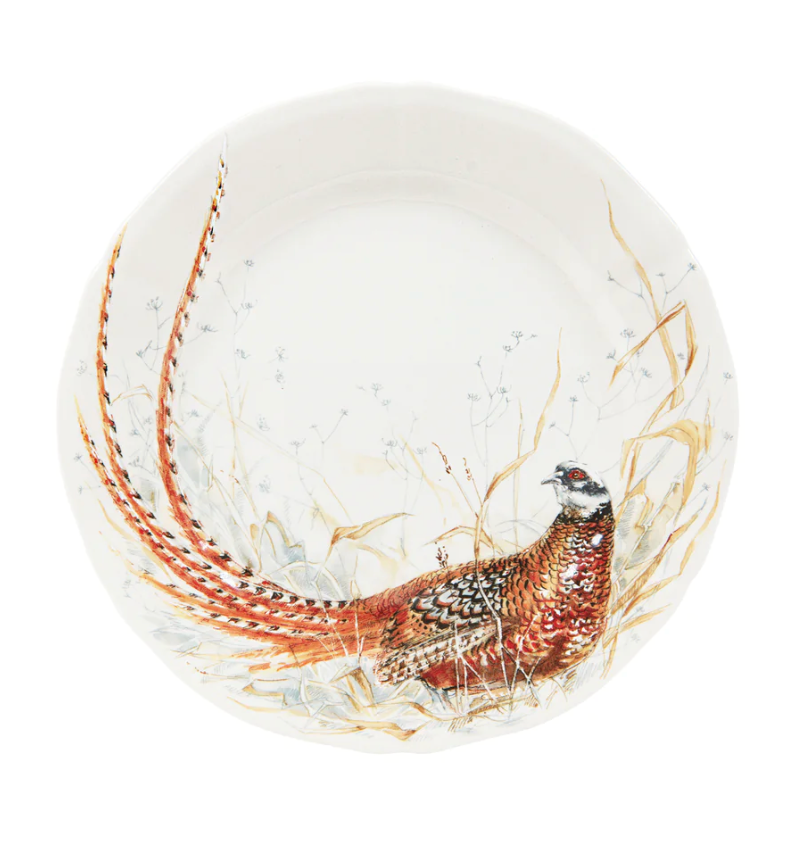 Gien Sologne Dessert Plate - Pheasant