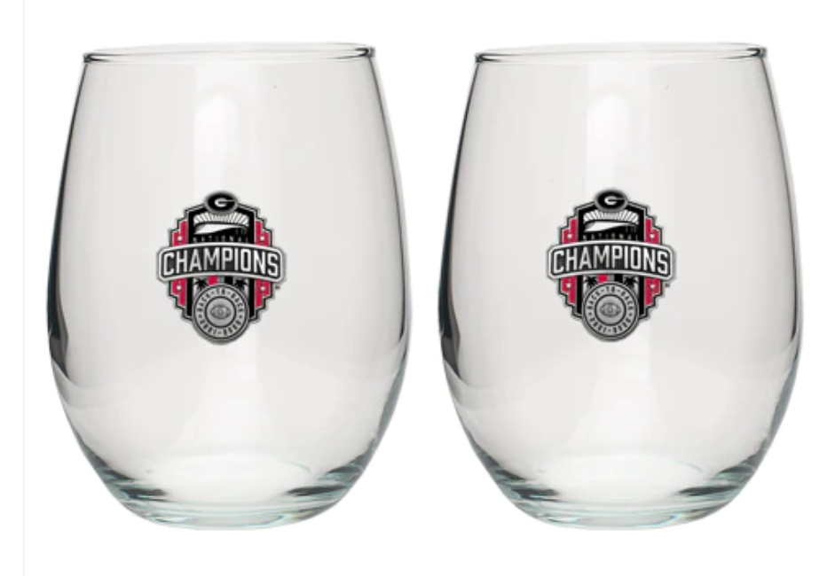 2022 Back to Back National Champs Stemless Wine