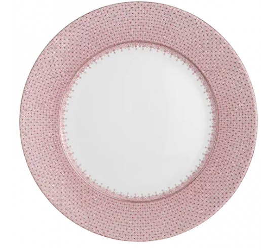 Pink Lace Service Plate