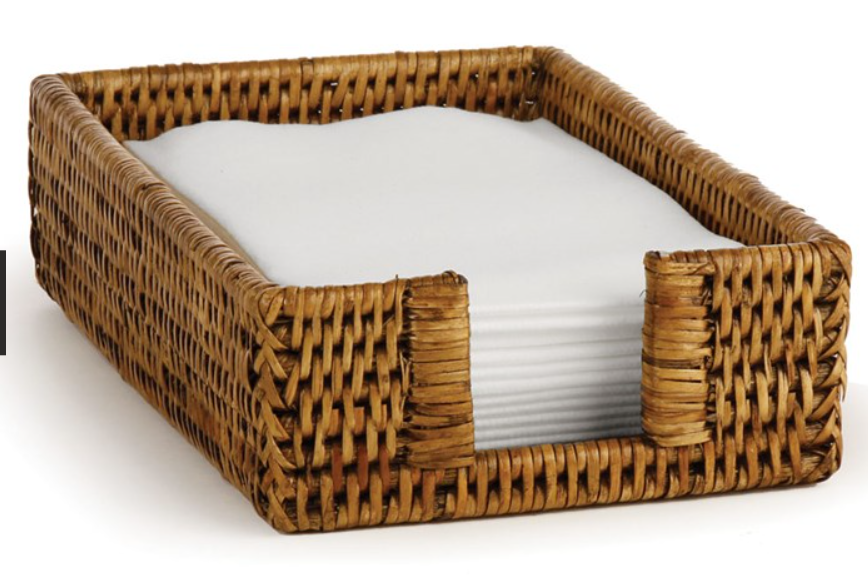 Burma Rattan Rect Guest Napkin Holder