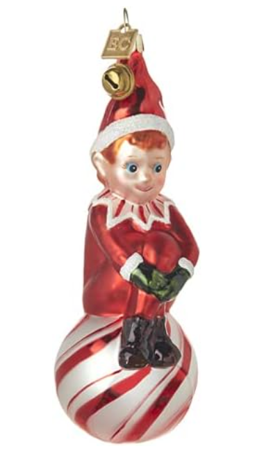Peppermint Elf Ornament