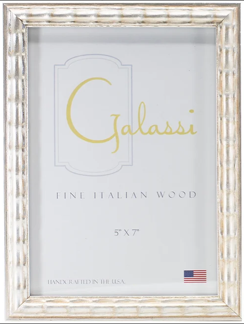 Galassi 5x7 Silver Reed Frame