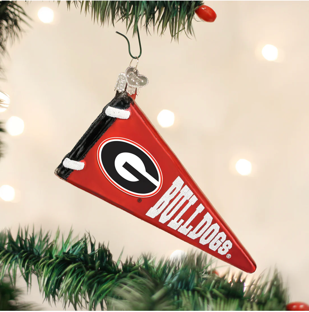 Georgia Pennant Ornament