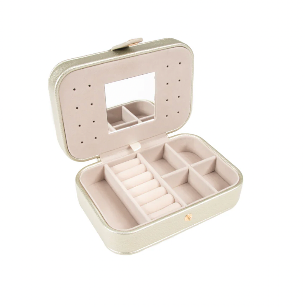 Leah Travel Jewelry Organizer - Gold