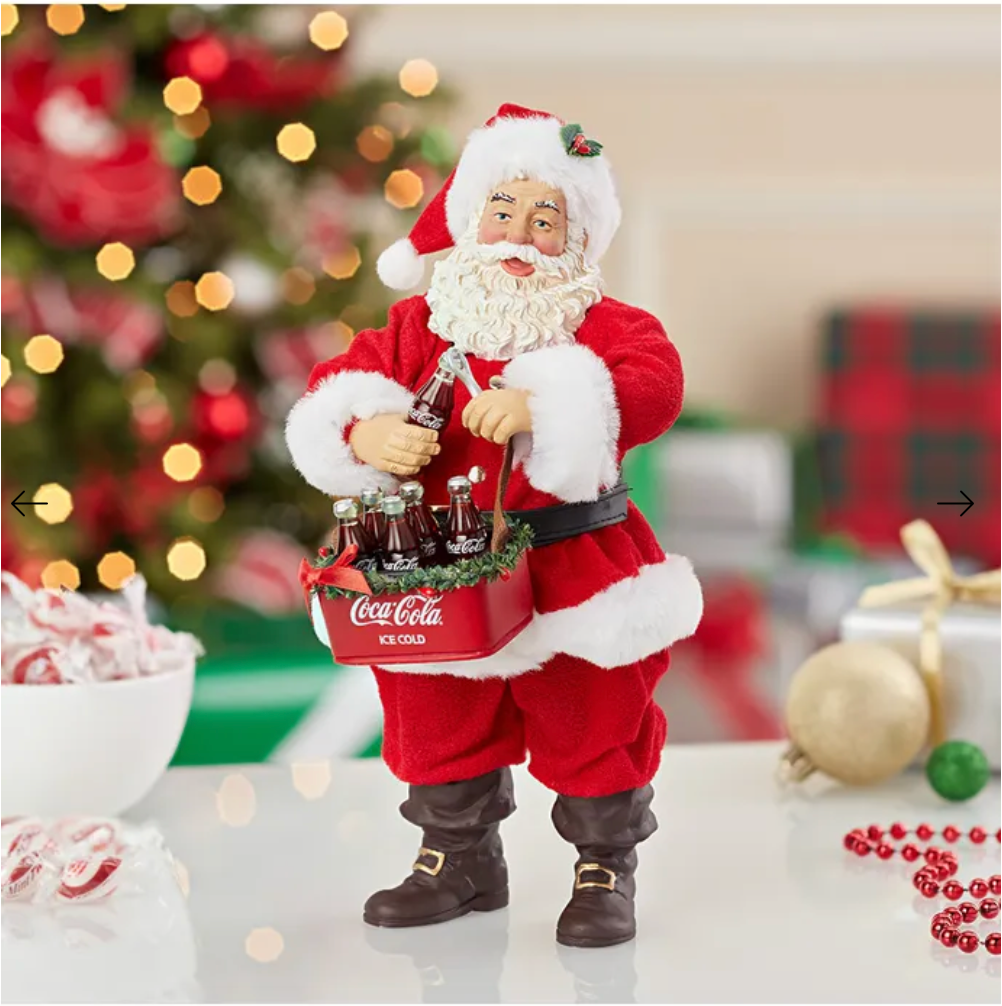 Fabriché™ Coca-Cola® Santa Opening A Coke