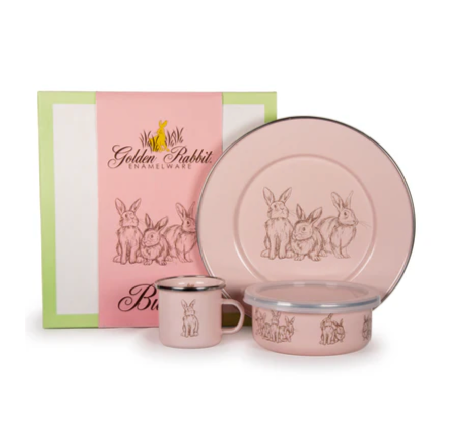 Pink Bunnies Child Set