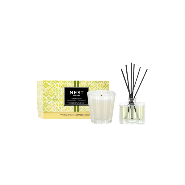 Nest Grapefruit Petite Candle & Petite Reed Diffuser Set