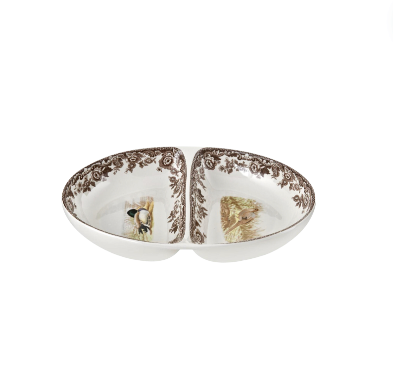 Spode Woodland Divided Dish Pheasant & Mallard