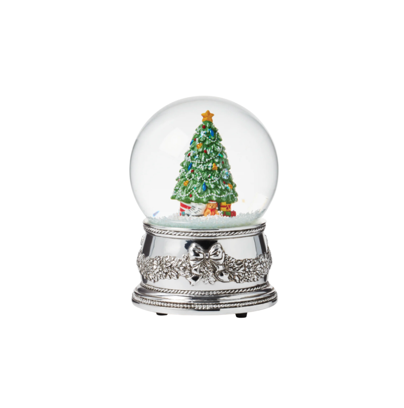 Lenox Christmas Tree Musical Snow Globe