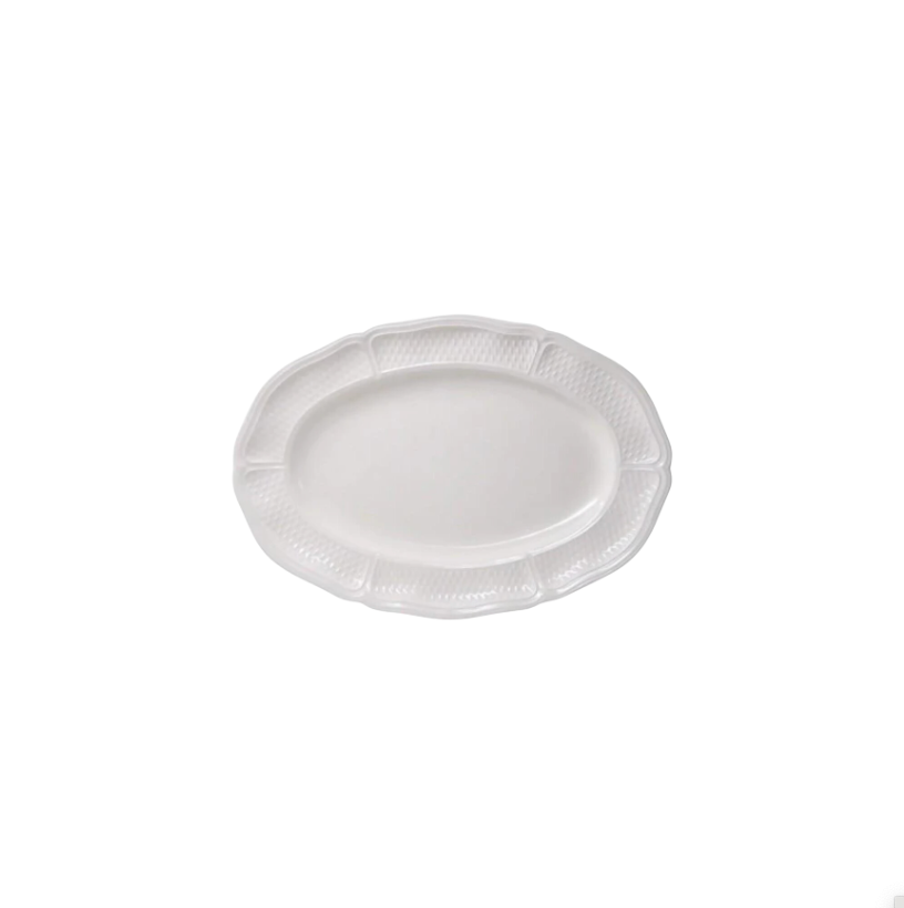 Gien Pont Aux Choux Large White Oval Platter